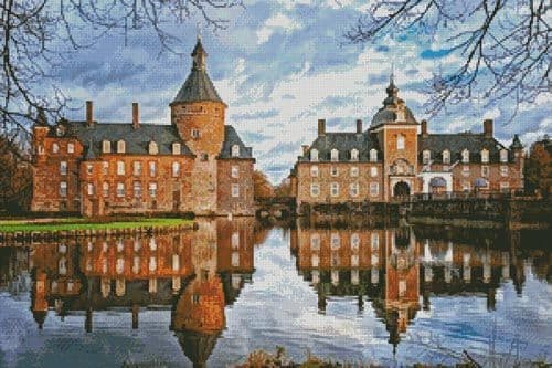 Anholt Castle, Germany by Artecy printed cross stitch chart